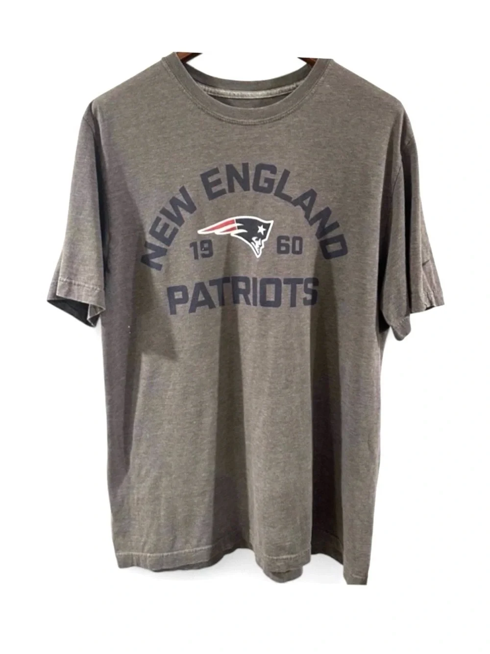 Nike NFL New England Patriots Gray Regular Fit T-Shirt Size Men’s XL